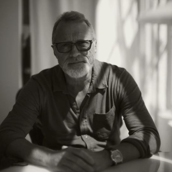 Niels Juul foto i sort/hvid