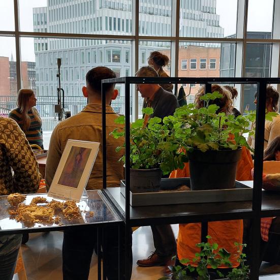 Spiren set fra rulletrappen på niveau 1, Dokk1